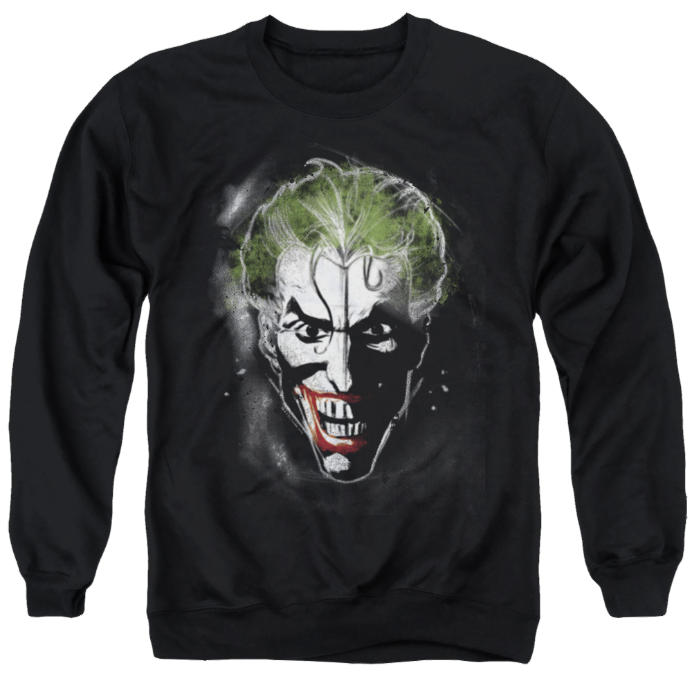 Joker, The Face Of Madness - Men's Crewneck Sweatshirt Men's Crewneck Sweatshirt Joker   