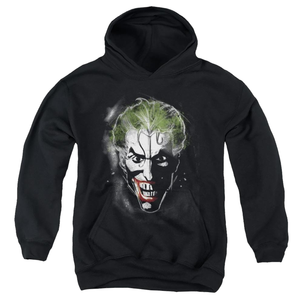 Joker, The Face Of Madness - Youth Hoodie Youth Hoodie (Ages 8-12) Joker   
