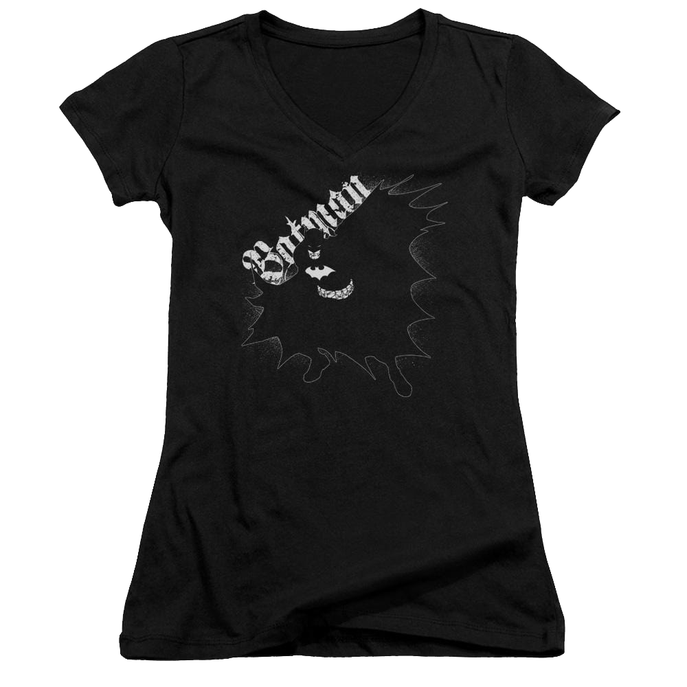 Batman Darkness - Juniors V-Neck T-Shirt Juniors V-Neck T-Shirt Batman   