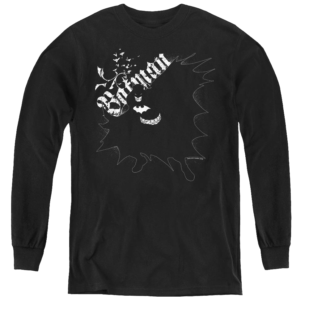 Dc Batman Darkness - Youth Long Sleeve T-Shirt Youth Long Sleeve T-Shirt Batman   