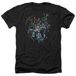 Batman Surrounded - Men's Heather T-Shirt Men's Heather T-Shirt Batman   