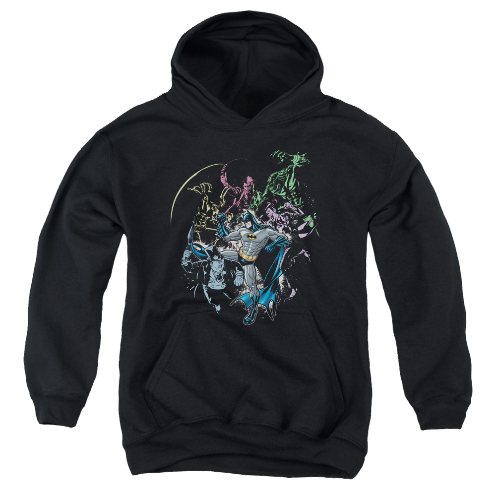 DC Batman Surrounded - Youth Hoodie Youth Hoodie (Ages 8-12) Batman   
