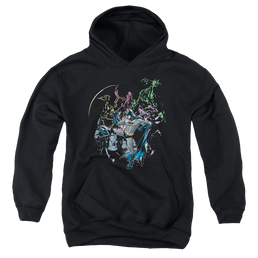 DC Batman Surrounded - Youth Hoodie Youth Hoodie (Ages 8-12) Batman   