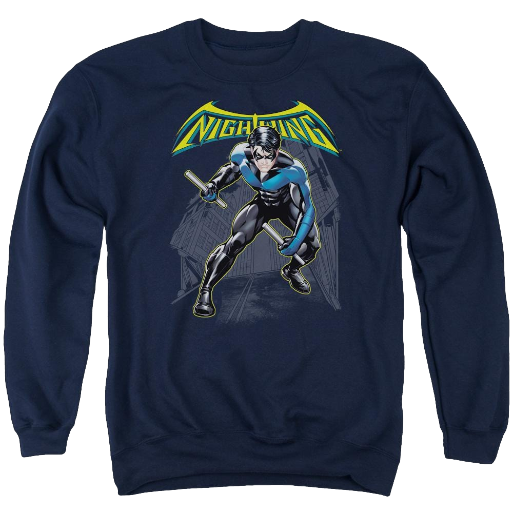 Batman Nightwing - Men's Crewneck Sweatshirt Men's Crewneck Sweatshirt Nightwing   