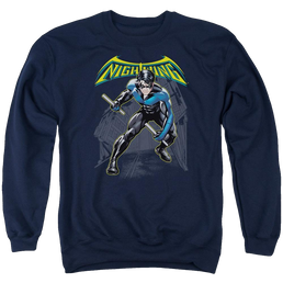 Batman Nightwing - Men's Crewneck Sweatshirt Men's Crewneck Sweatshirt Nightwing   