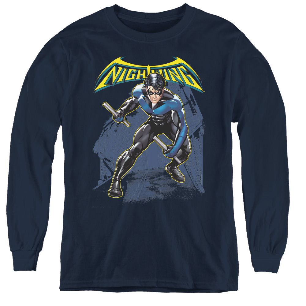 Nightwing Nightwing - Youth Long Sleeve T-Shirt Youth Long Sleeve T-Shirt Nightwing   