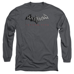 Batman - Arkham Logo - Men's Long Sleeve T-Shirt Men's Long Sleeve T-Shirt Batman   