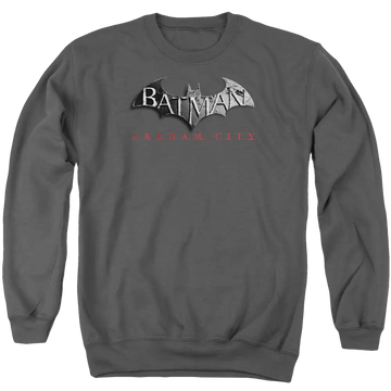 Batman - Arkham Logo - Men's Crewneck Sweatshirt Batman
