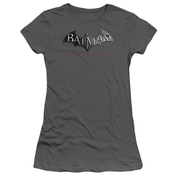 Batman - Arkham Logo - Juniors T-Shirt Juniors T-Shirt Batman   