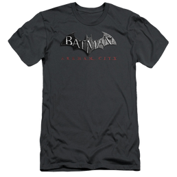 Batman - Arkham Logo - Men's Slim Fit T-Shirt Men's Slim Fit T-Shirt Batman   