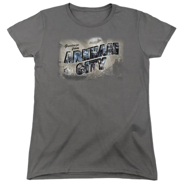 Batman - Arkham Greetings From Arkham - Women's T-Shirt Batman