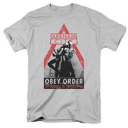 Batman Arkham City Obey Order - Men's Regular Fit T-Shirt Men's Regular Fit T-Shirt Batman   