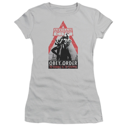 Batman - Arkham Obey Order - Juniors T-Shirt Juniors T-Shirt Batman   