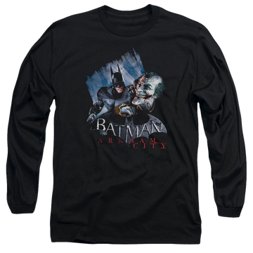 Batman - Arkham Jokes On You! - Men's Long Sleeve T-Shirt Men's Long Sleeve T-Shirt Batman   