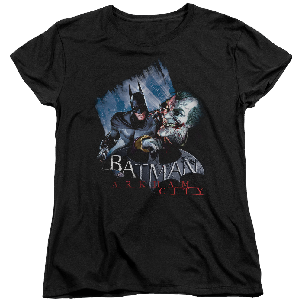 Batman - Arkham Jokes On You! - Women's T-Shirt Women's T-Shirt Batman   