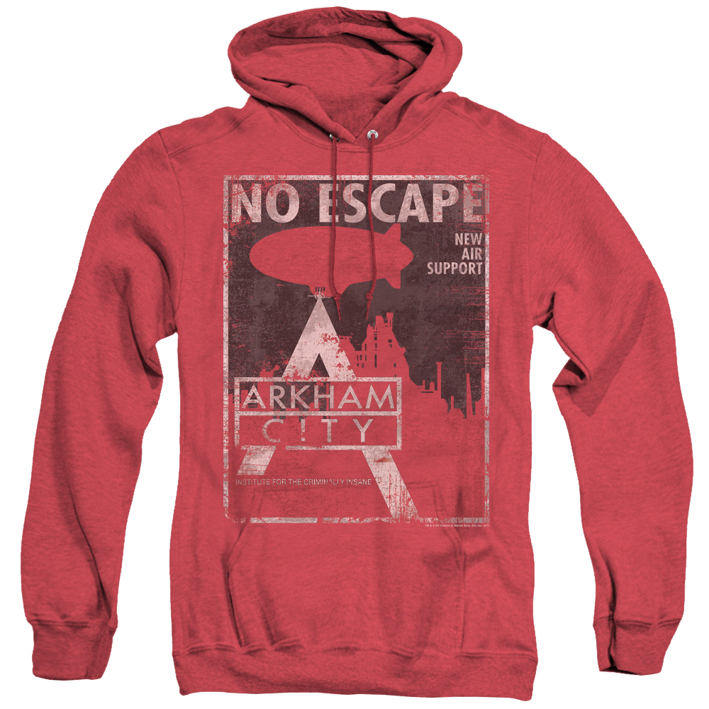 Batman Arkham City No Escape - Heather Pullover Hoodie Heather Pullover Hoodie Batman   