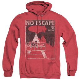 Batman Arkham City No Escape - Heather Pullover Hoodie Heather Pullover Hoodie Batman   