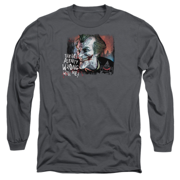 Batman - Arkham Plenty Wrong - Men's Long Sleeve T-Shirt Men's Long Sleeve T-Shirt Batman   