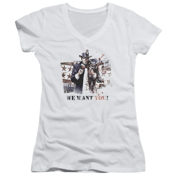 Batman - Arkham We Want You - Juniors V-Neck T-Shirt Juniors V-Neck T-Shirt Batman   