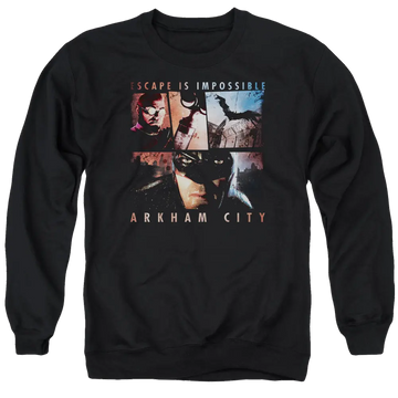 Batman - Arkham Escape Is Impossible - Men's Crewneck Sweatshirt Batman