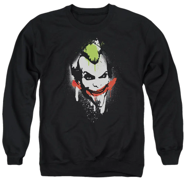 Batman - Arkham Spraypaint Smile - Men's Crewneck Sweatshirt Batman