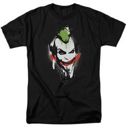 Batman - Arkham Spraypaint Smile - Men's Regular Fit T-Shirt Men's Regular Fit T-Shirt Batman   