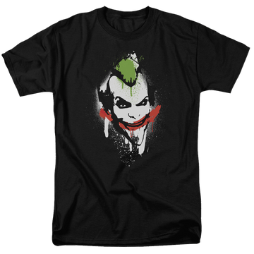 Batman - Arkham Spraypaint Smile - Men's Regular Fit T-Shirt Men's Regular Fit T-Shirt Batman   