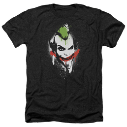 Batman - Arkham Spraypaint Smile - Men's Heather T-Shirt Men's Heather T-Shirt Batman   