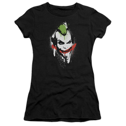 Batman - Arkham Spraypaint Smile - Juniors T-Shirt Juniors T-Shirt Batman   