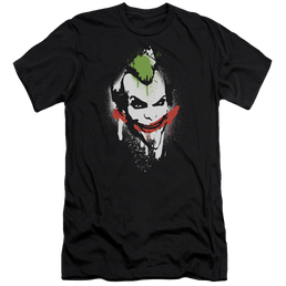 Batman - Arkham Spraypaint Smile - Men's Premium Slim Fit T-Shirt Men's Premium Slim Fit T-Shirt Batman   
