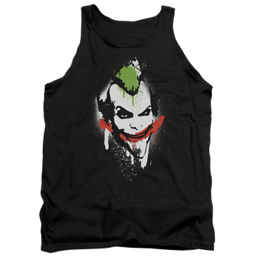 Batman - Arkham Spraypaint Smile Men's Tank Men's Tank Batman   