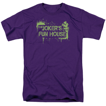 Batman Arkham City Jokers Fun House - Men's Regular Fit T-Shirt Men's Regular Fit T-Shirt Batman   