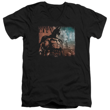 Batman - Arkham City Knockout - Men's V-Neck T-Shirt Men's V-Neck T-Shirt Batman   