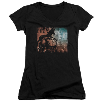 Batman - Arkham City Knockout - Juniors V-Neck T-Shirt Juniors V-Neck T-Shirt Batman   
