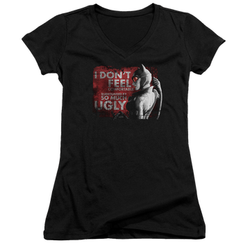 Batman - Arkham So Much Ugly - Juniors V-Neck T-Shirt Juniors V-Neck T-Shirt Batman   