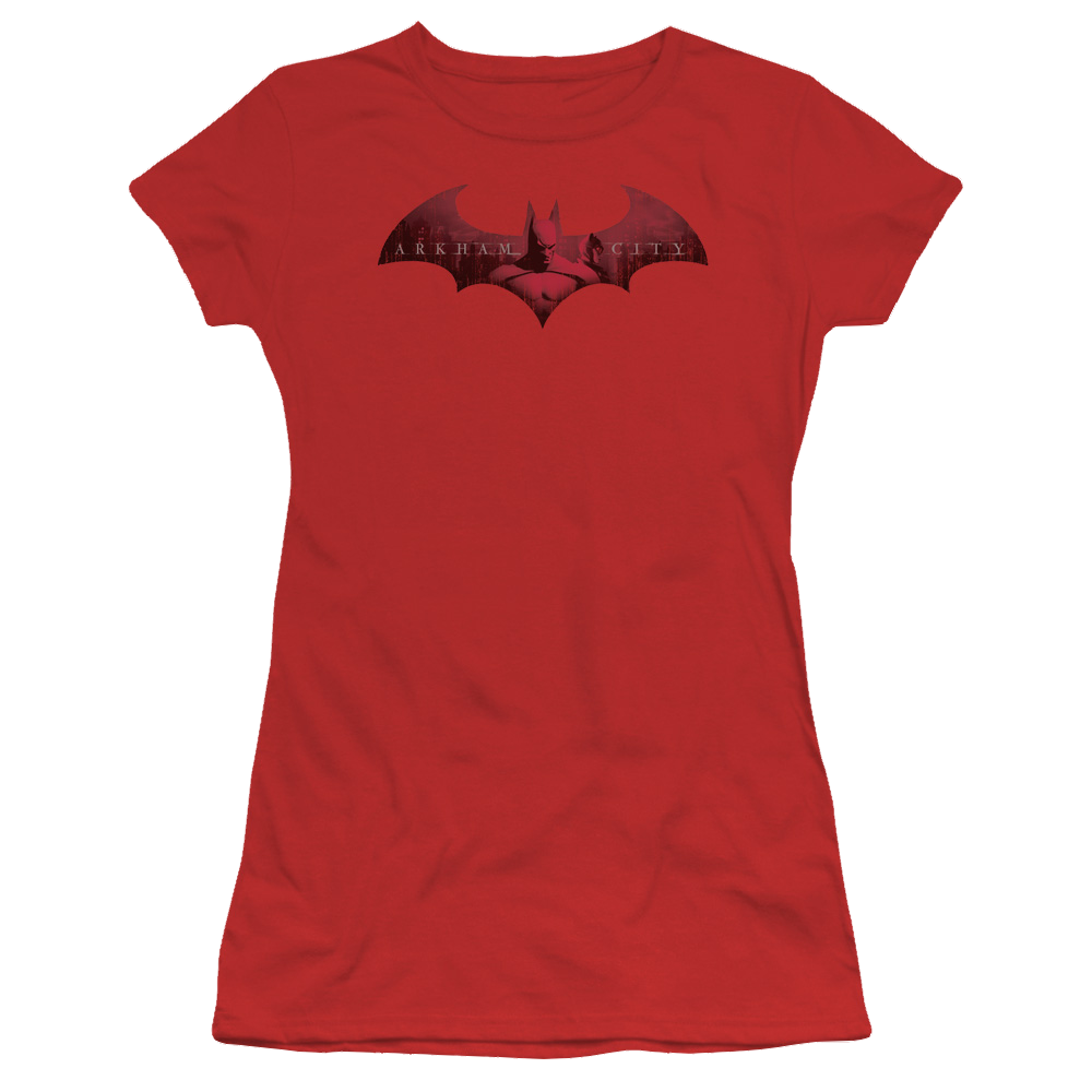 Batman - Arkham In The City - Juniors T-Shirt Juniors T-Shirt Batman   