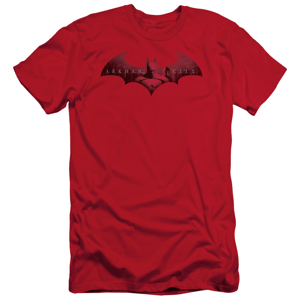 Batman - Arkham In The City - Men's Slim Fit T-Shirt Men's Slim Fit T-Shirt Batman   