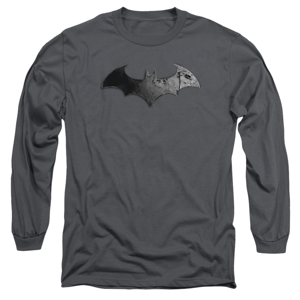 Batman - Arkham Bat Logo - Men's Long Sleeve T-Shirt Men's Long Sleeve T-Shirt Batman   