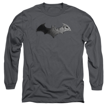 Batman - Arkham Bat Logo - Men's Long Sleeve T-Shirt Men's Long Sleeve T-Shirt Batman   