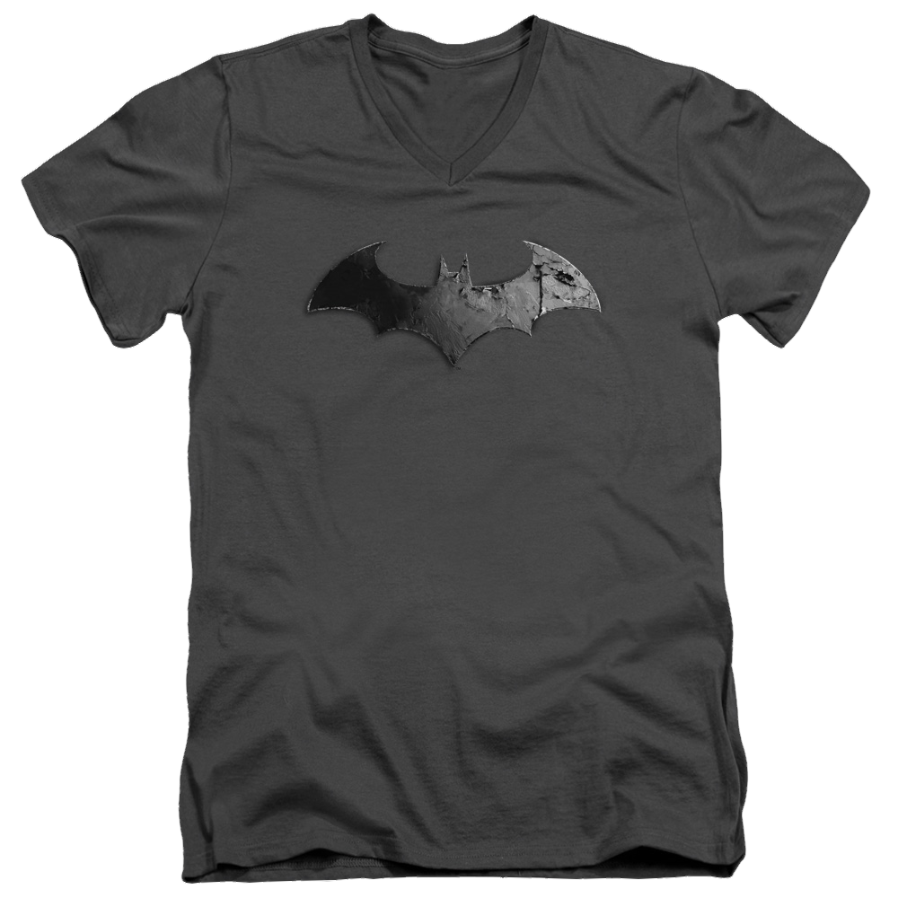 Batman - Arkham Bat Logo - Men's V-Neck T-Shirt Men's V-Neck T-Shirt Batman   