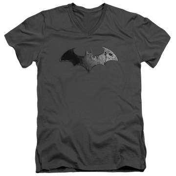 Batman - Arkham Bat Logo - Men's V-Neck T-Shirt Men's V-Neck T-Shirt Batman   