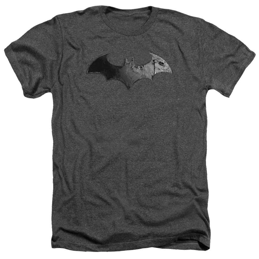 Batman - Arkham Bat Logo - Men's Heather T-Shirt Men's Heather T-Shirt Batman   