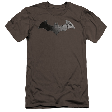 Batman - Arkham Bat Logo - Men's Premium Slim Fit T-Shirt Men's Premium Slim Fit T-Shirt Batman   