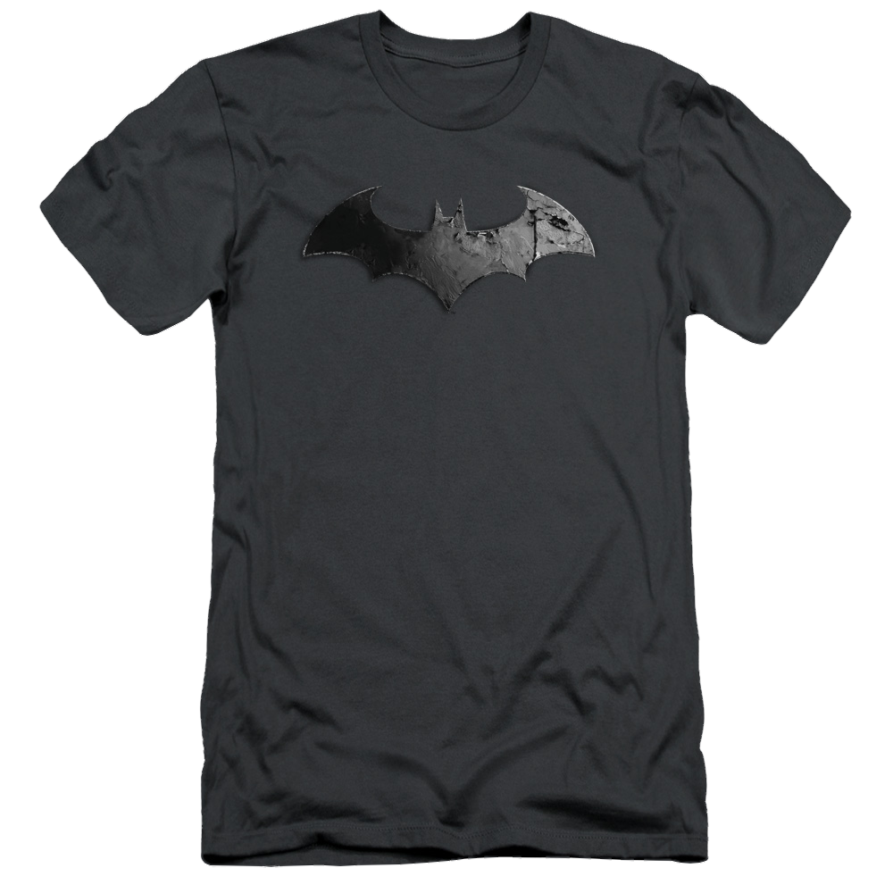 Batman - Arkham Bat Logo - Men's Slim Fit T-Shirt Men's Slim Fit T-Shirt Batman   