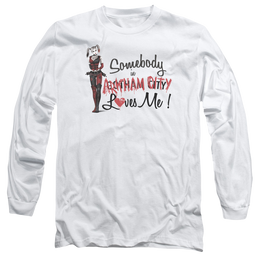 Batman - Arkham Somebody Loves Me - Men's Long Sleeve T-Shirt Men's Long Sleeve T-Shirt Batman   