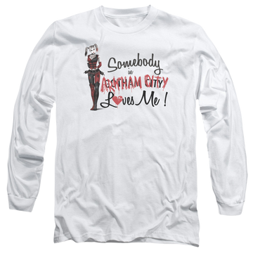 Batman - Arkham Somebody Loves Me - Men's Long Sleeve T-Shirt Men's Long Sleeve T-Shirt Batman   