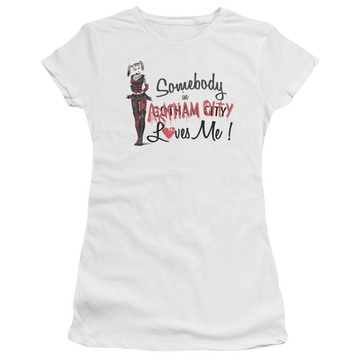 Batman - Arkham Somebody Loves Me - Juniors T-Shirt Juniors T-Shirt Batman   
