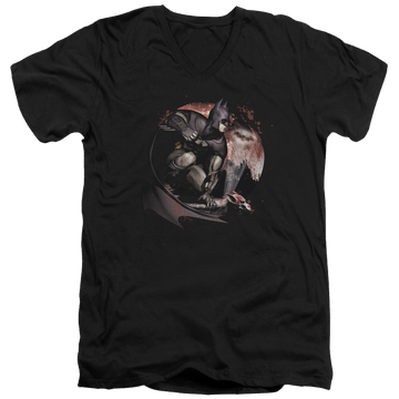 Batman - Arkham Blood Moon - Men's V-Neck T-Shirt Men's V-Neck T-Shirt Batman   