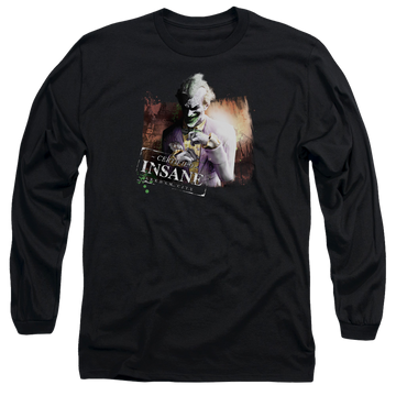 Batman - Arkham Certified Insane - Men's Long Sleeve T-Shirt Men's Long Sleeve T-Shirt Batman   