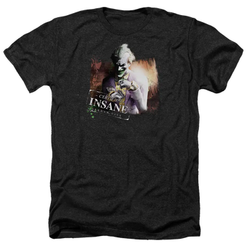 Batman - Arkham Certified Insane - Men's Heather T-Shirt Batman